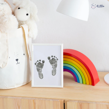 4Little TinyPad | Inktvrij Stempelpad, 12x8 cm, Geschikt Vanaf Geboorte – Leg Mooie Herinneringen Vast Zonder Rommel 0